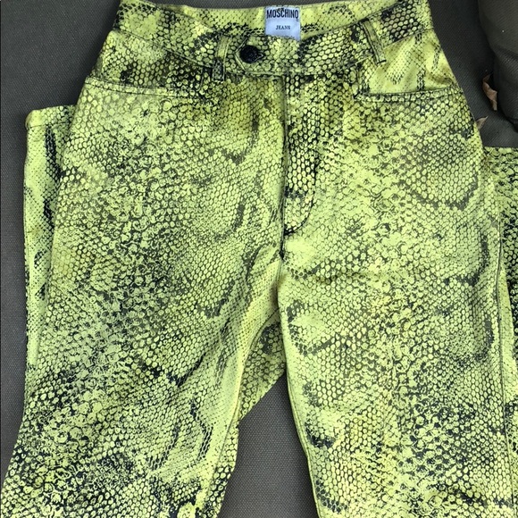 lime green snakeskin jumpsuit